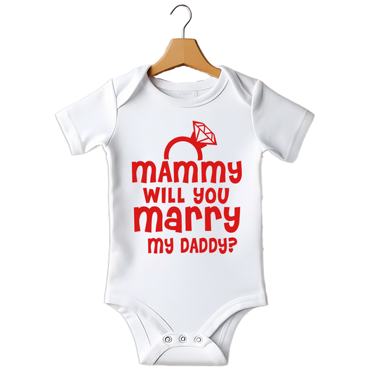 Mammy Will You Marry My Daddy? Babygrow