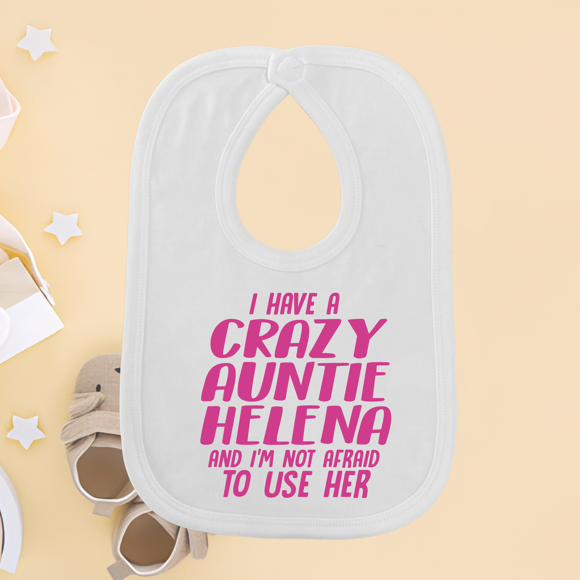 Crazy Auntie Bib