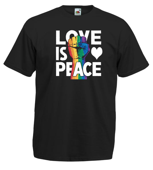 Love Is Peace Pride T-shirt