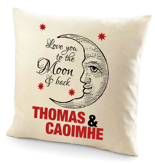 Love You To The Moon & Back Cushion