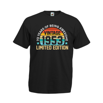 years of being awesome  birthday tshirt dublin ireland