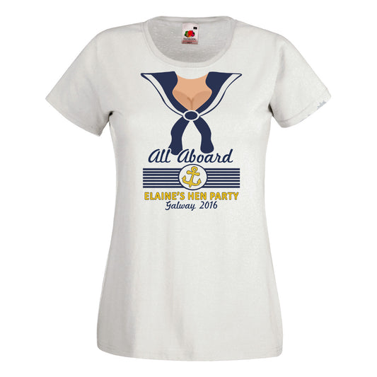 Camiseta All Aboard Hen