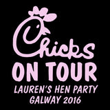 Chicks On Tour Hen Design