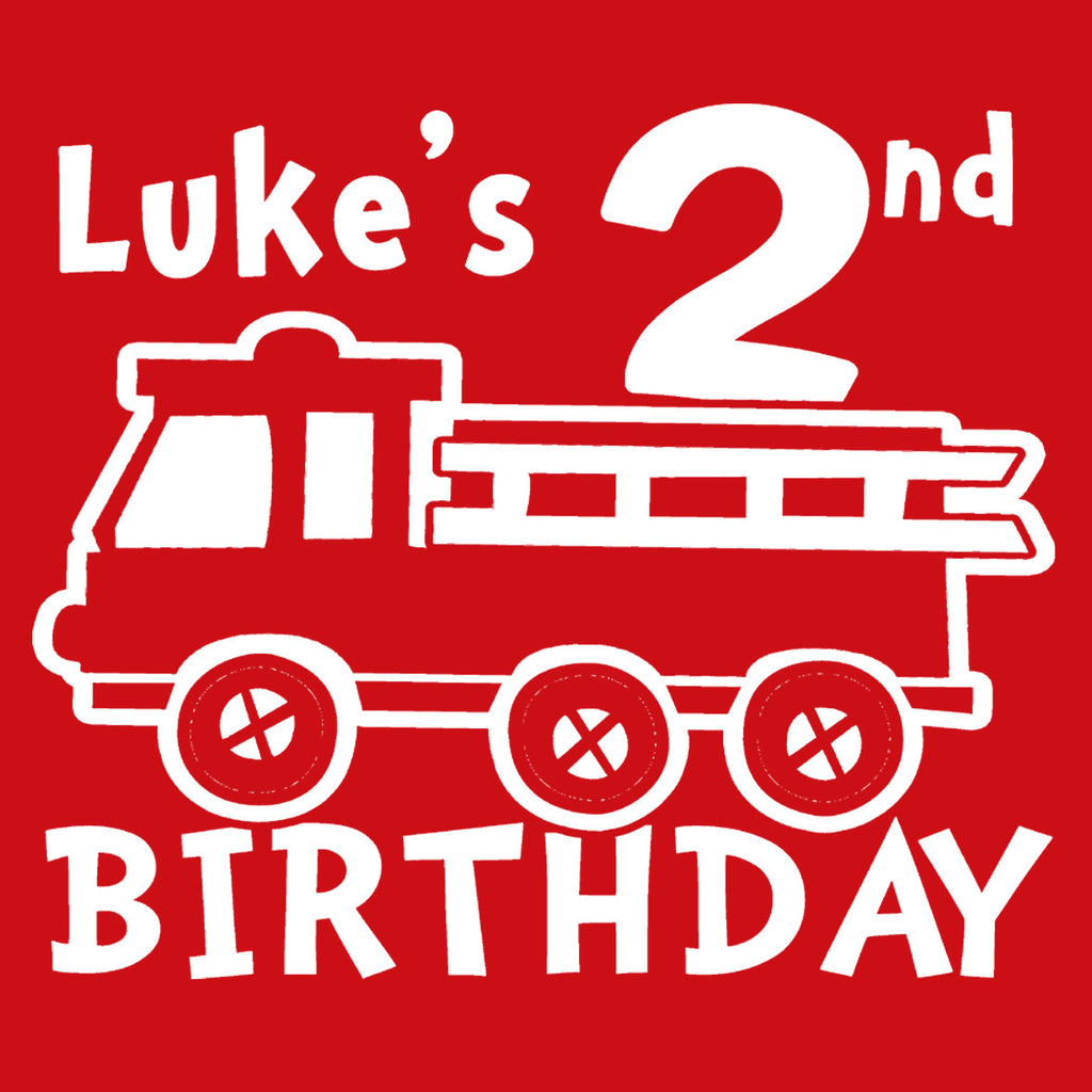 Birthday Fire Truck