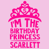 I'm the Birthday Princess T-shirt with Name & Age