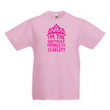 I'm the Birthday Princess T-shirt with Name & Age