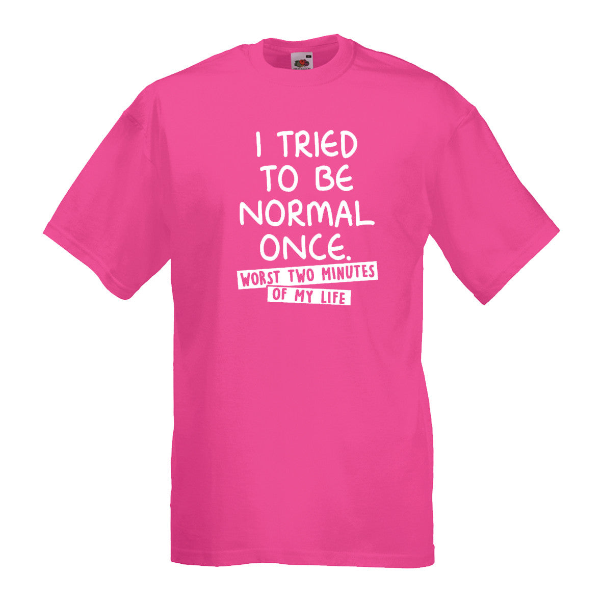 I tried being normal