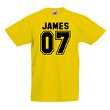 Birthday Name and Number