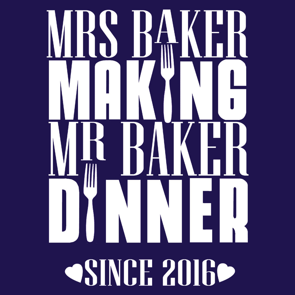 Mrs Baker Making Mr Baker Dinner