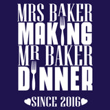 Mrs Baker Making Mr Baker Dinner